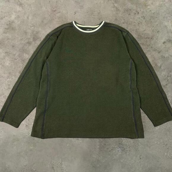 Point Zero Men's Green and Khaki Tshirt - Picture 1 of 6